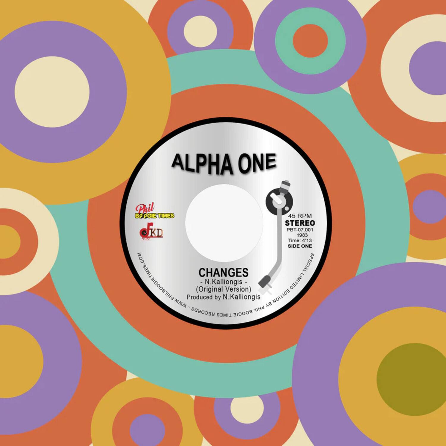 Alpha One - Changes (Original Version) / Changes (Instrumental)   - 7-INCH SINGLE [7 inch Vinyl Disc] price history on PriceWatchPro