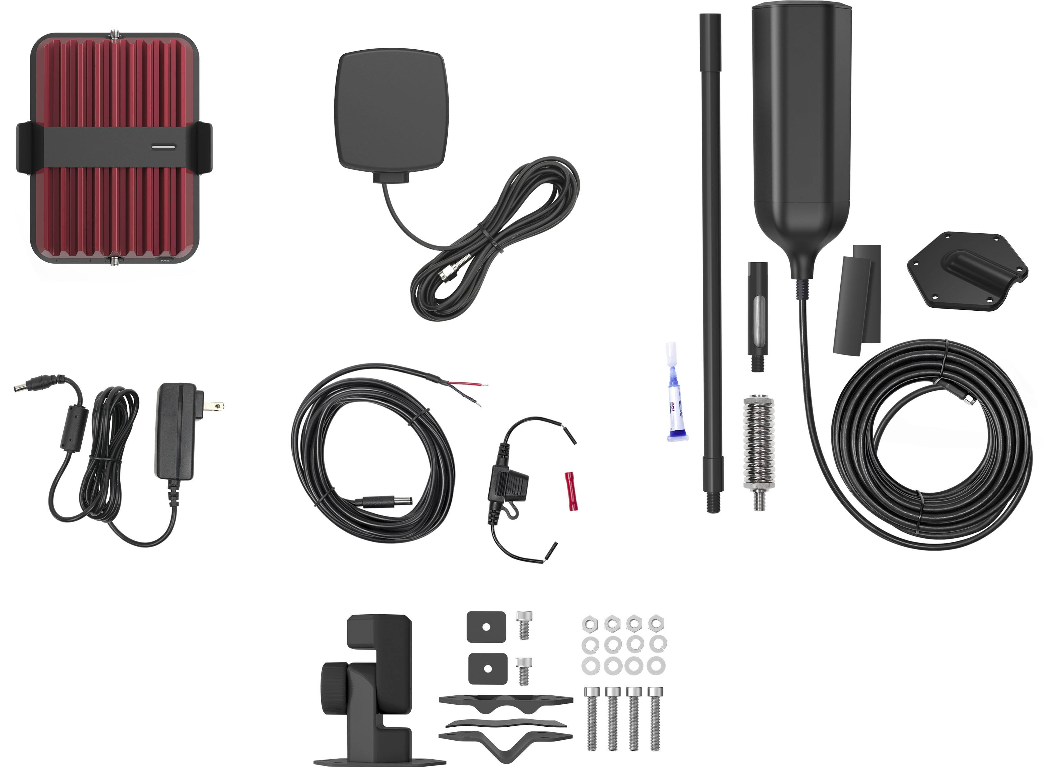 Alt View 11. weBoost - Drive Reach RV II Cell Signal Booster Kit for RVs, Boosts 5G & 4G LTE for all carriers - Red.