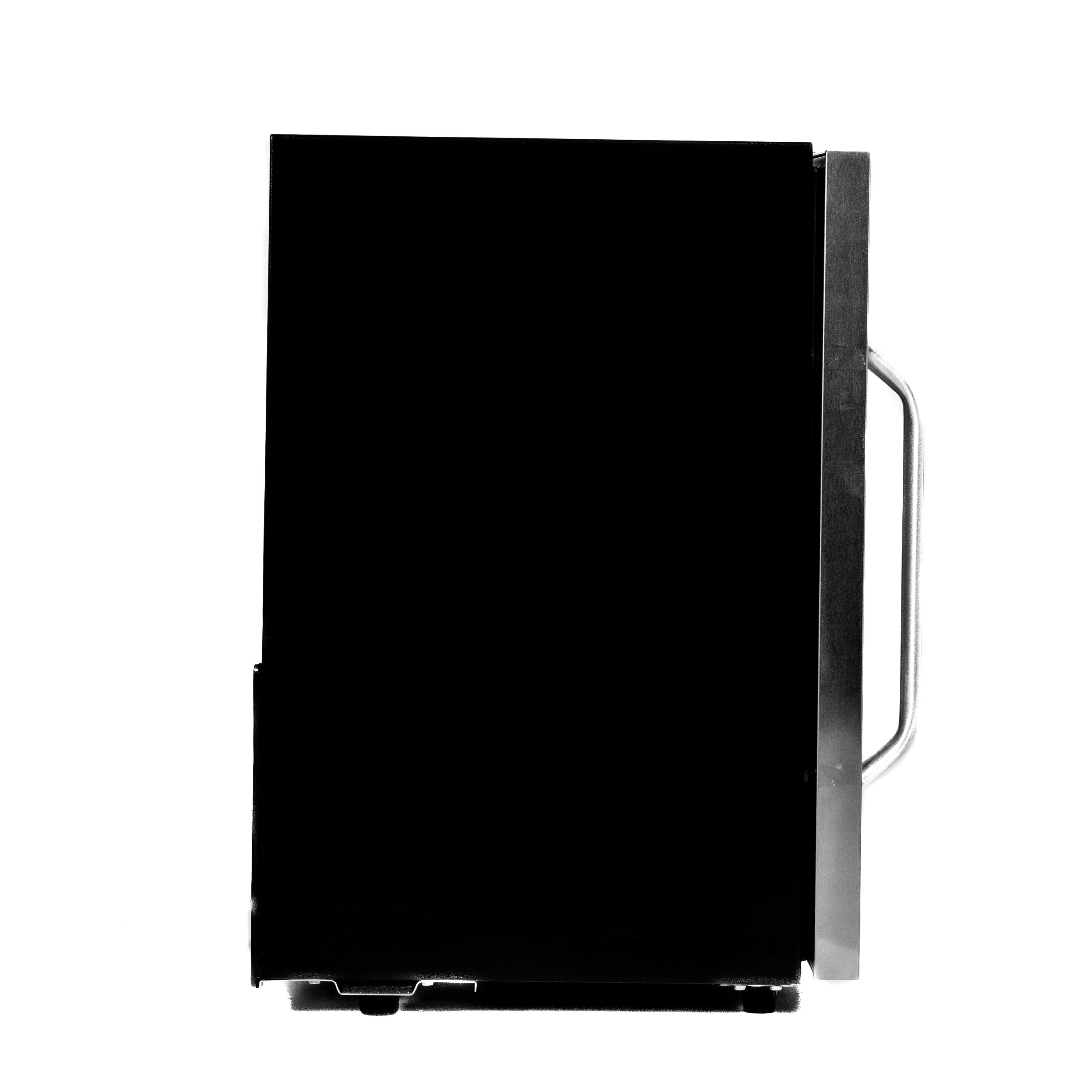 Alt View 8. Magic Chef - Commercial 18.9 in. W. Single Zone 58 Can Cooler in Stainless Steel - Black.