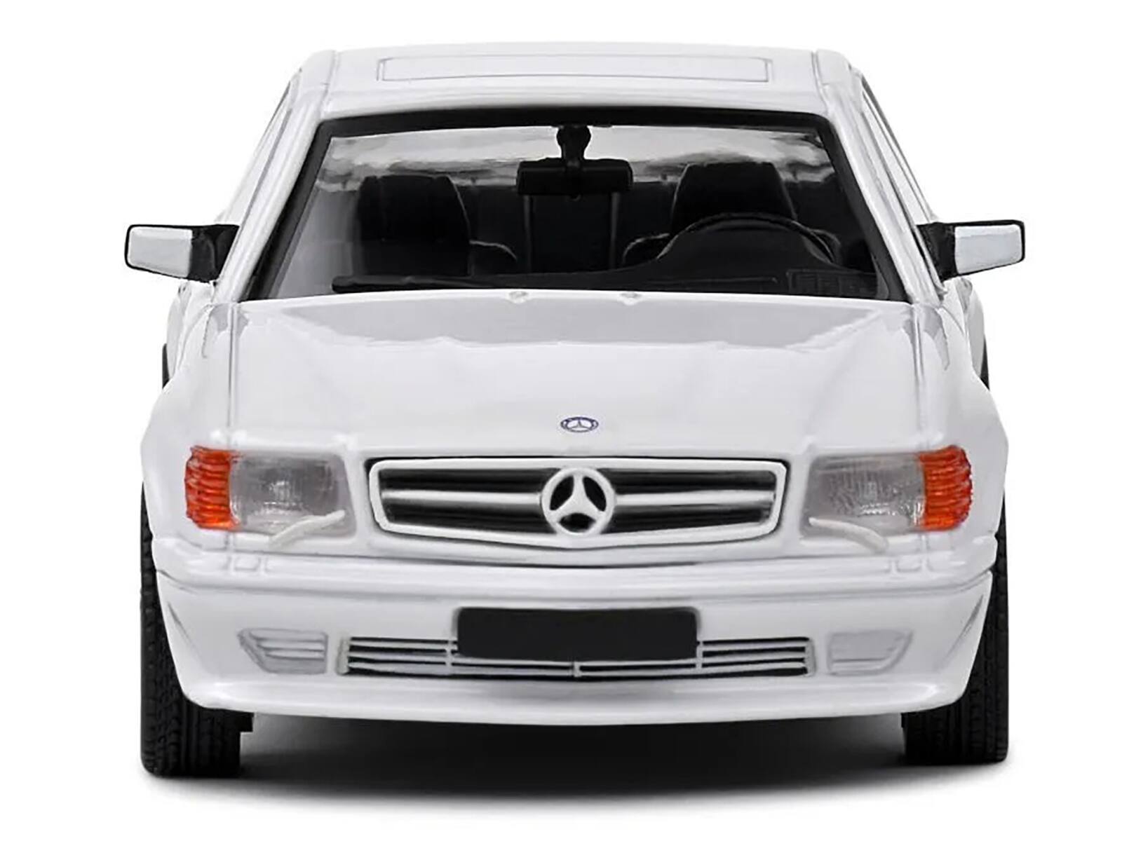 Back. Solido - 1990 Mercedes-Benz 560 SEC AMG WideBody Classic White 1/43 Diecast Model Car by Solido - White.