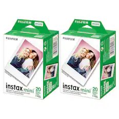 FUJIFILM mini
instax mini 20
INSTANT FILM/FILM INSTANTANEA/PELICULA INSTANTANEA
2-10 Sheets/Hojas/Feuilles
FUJIFILM