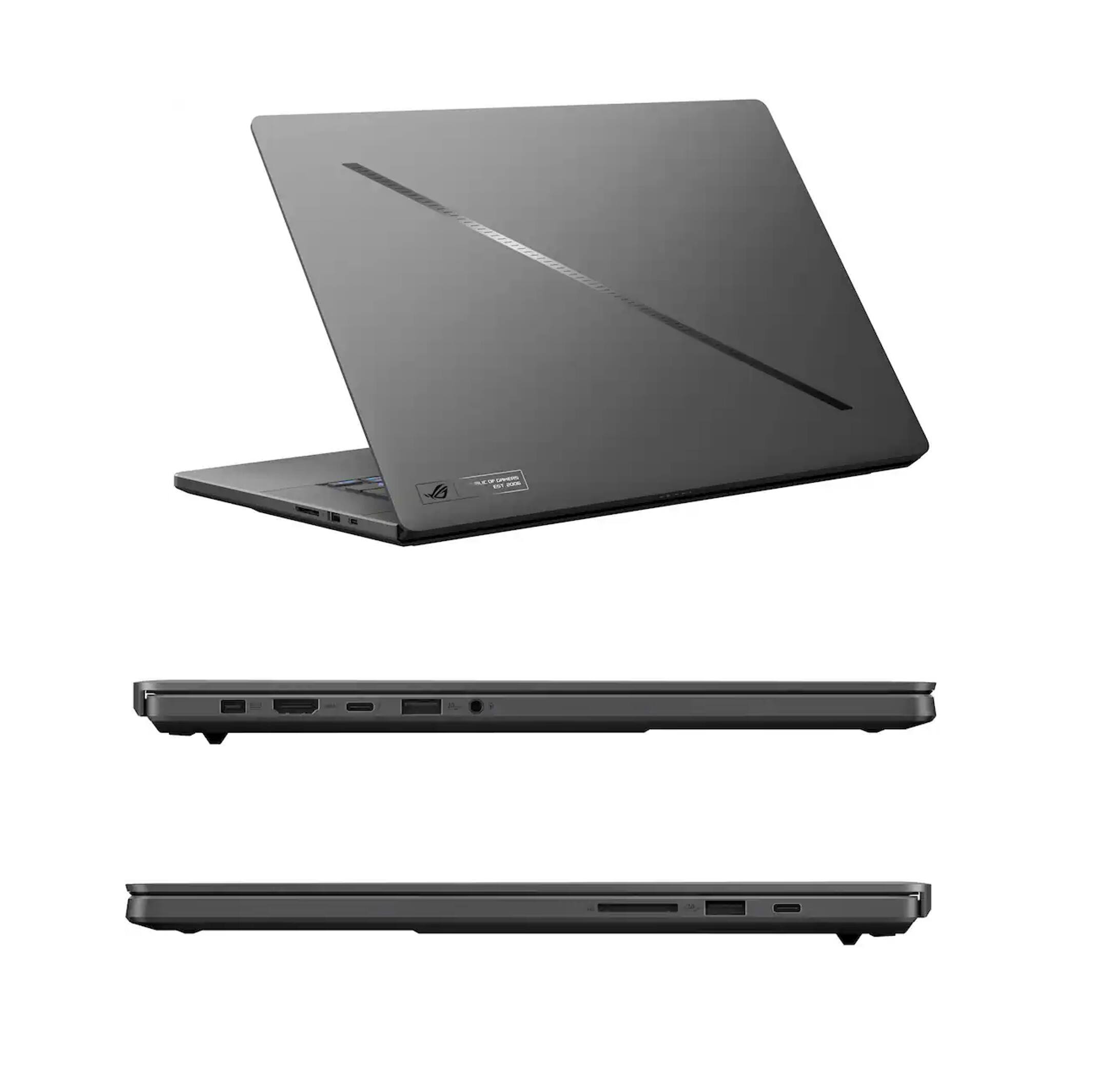 Alt View 7. ASUS - ROG Zephyrus G16 Laptop 16.0 WQXGA Display (Ultra 9-285H, 32GB, 1TB SSD, Win 11 Pro) w/USB Hub - Eclipse Gray.