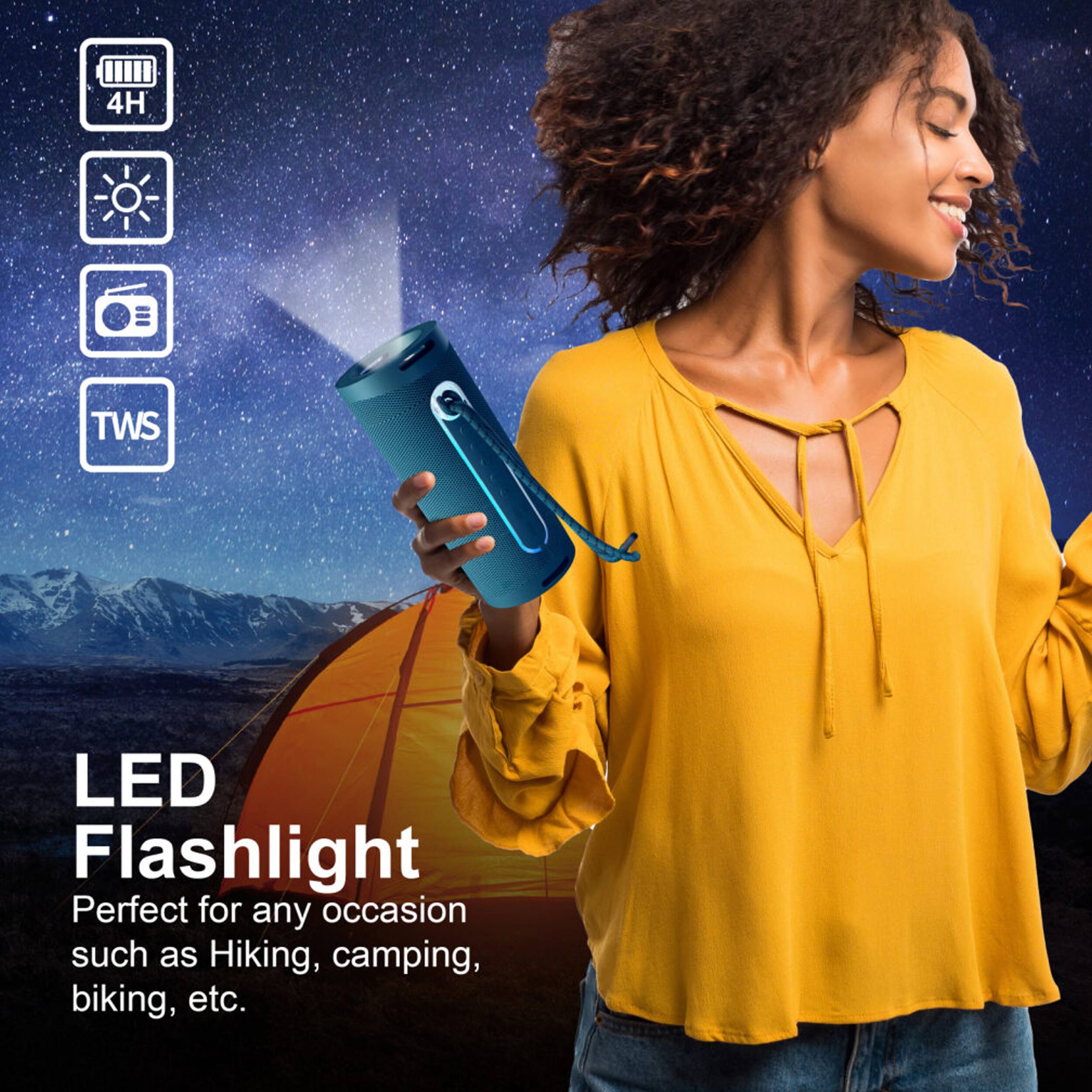 4H TWS LED Flashlight Perfect for any occasion such as Hiking, camping, biking, etc.