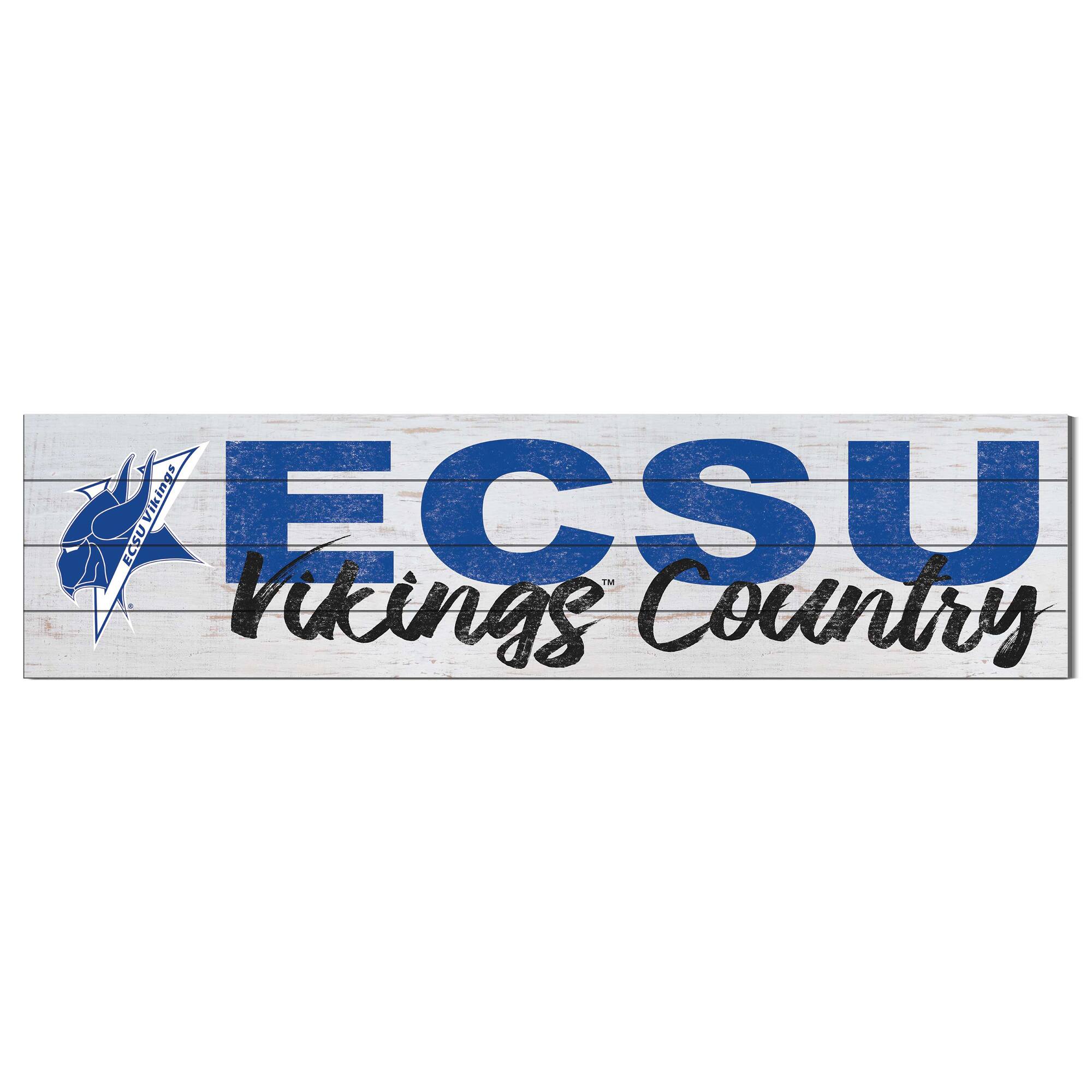 ECSU Vikings 10" x 40" Logo Sign