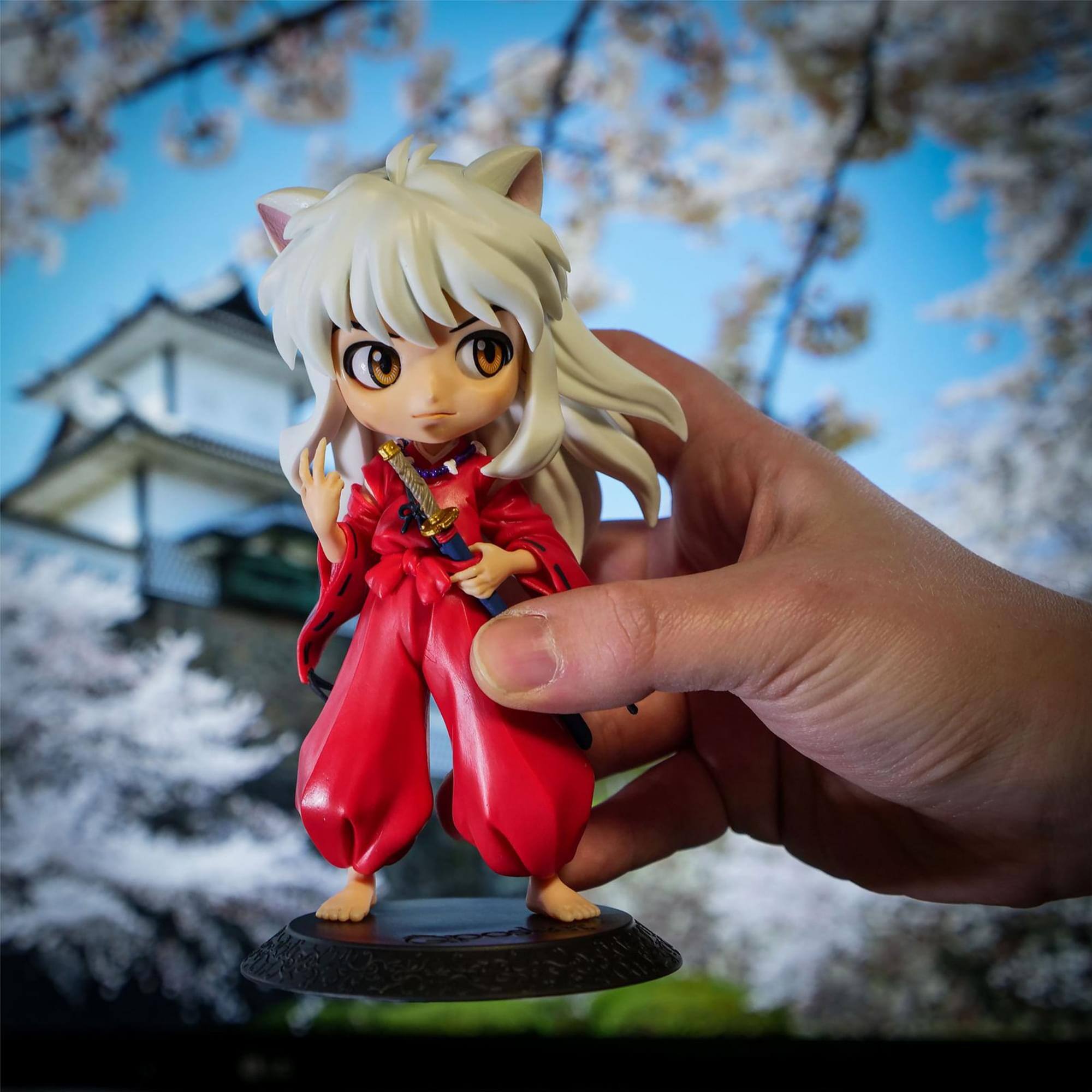 Alt View 3. Little Buddy - InuYasha Banpresto Q Posket Figure | Inuyasha Ver. A - Red.