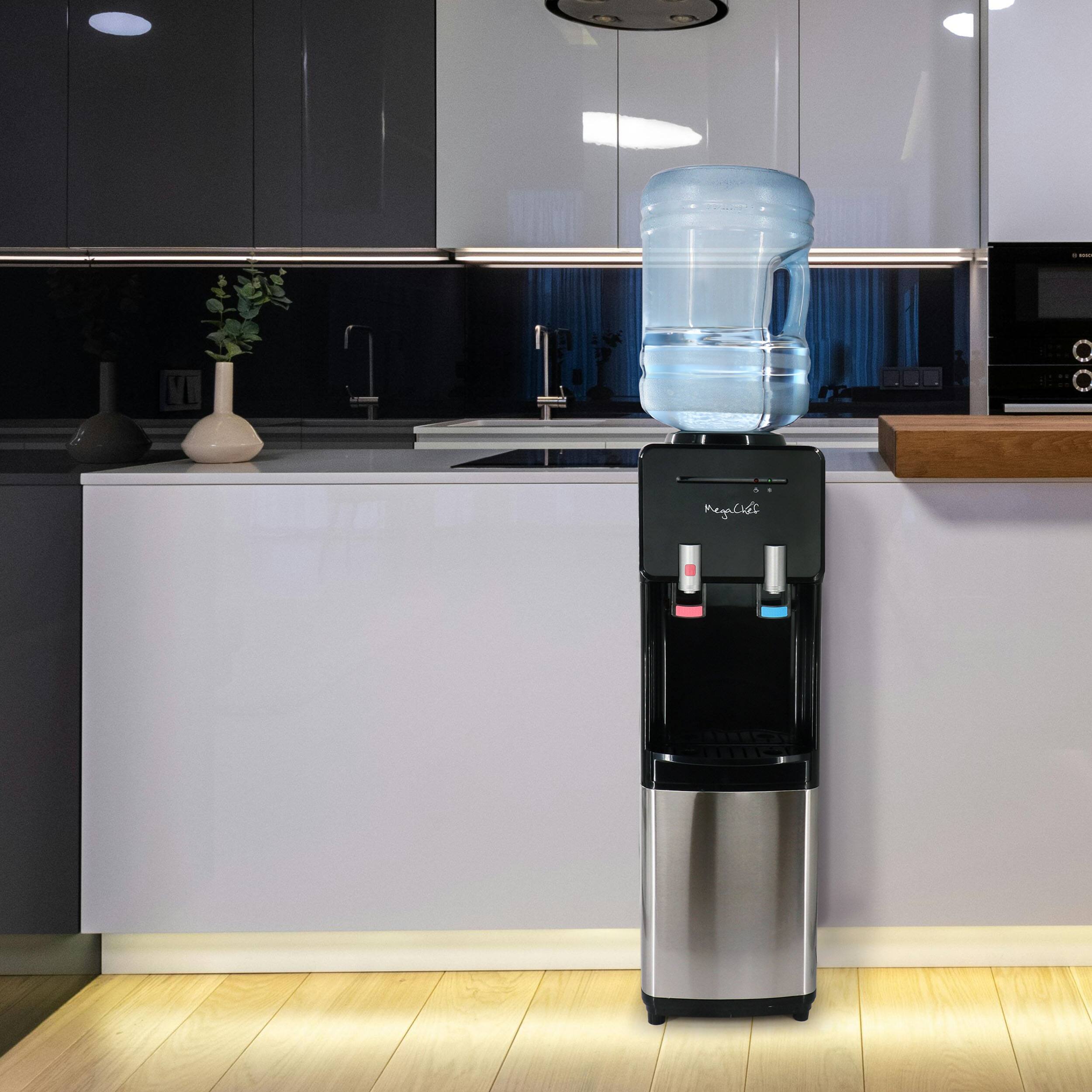 Alt View 8. MegaChef - MegaChef Top Load Hot and Cold Water Dispenser - Black.