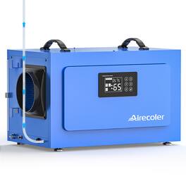 Airecoler - 170 Pints Commercial Dehumidifier with Pump for Crawl Spaces & Basements with Drain Hose - Blue