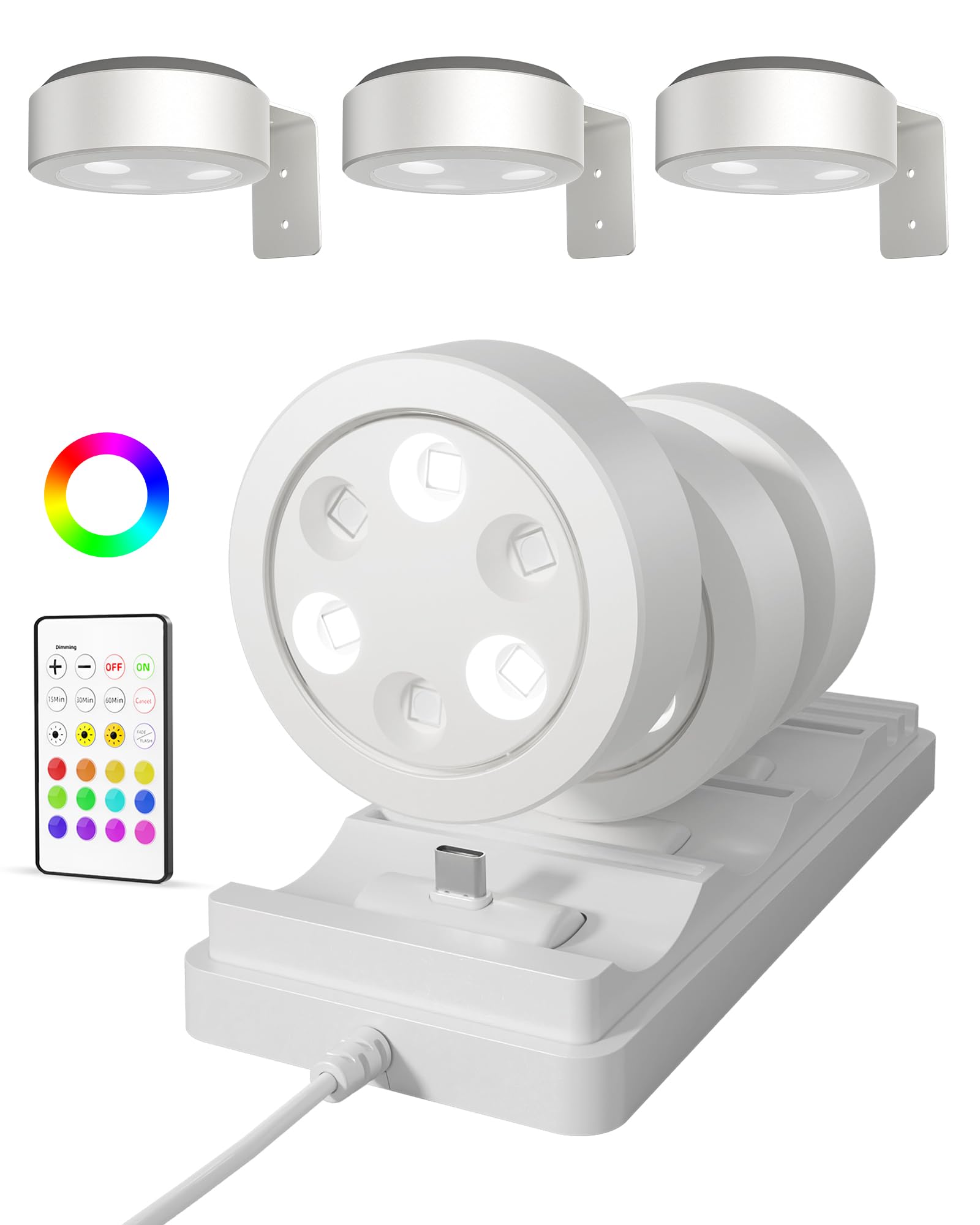 White 6 Pack with Station