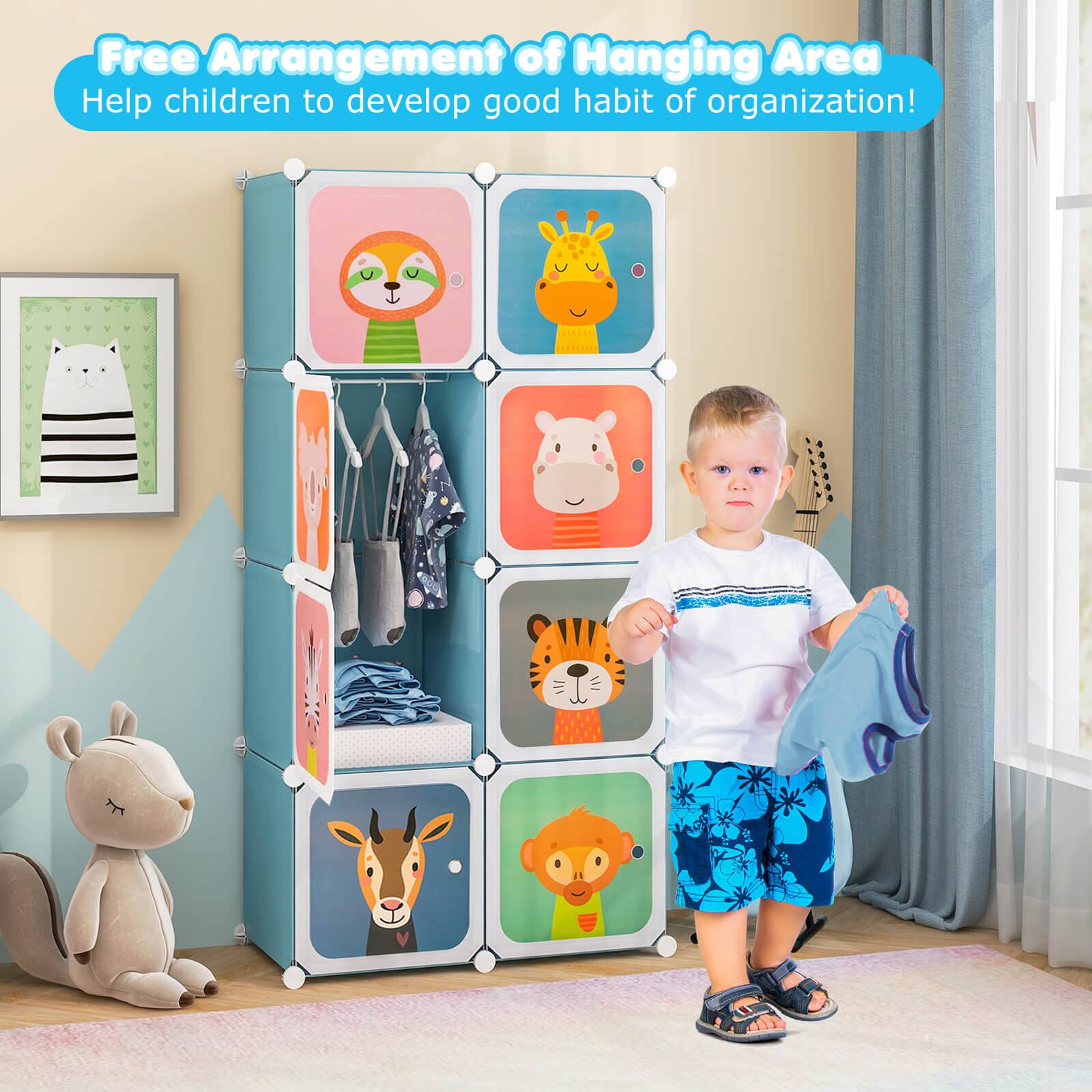 Free Arrangement of Hanging Area  
Help children to develop good habit of organization!