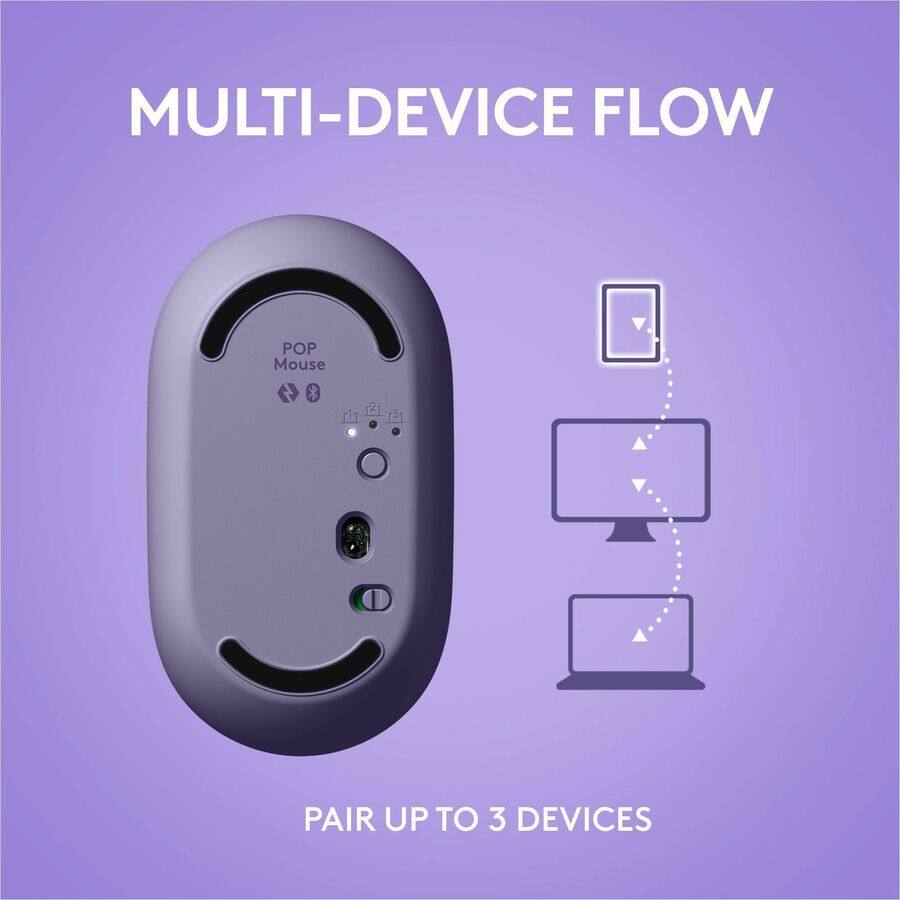 MULTI-DEVICE FLOW

POP Mouse

PAIR UP TO 3 DEVICES