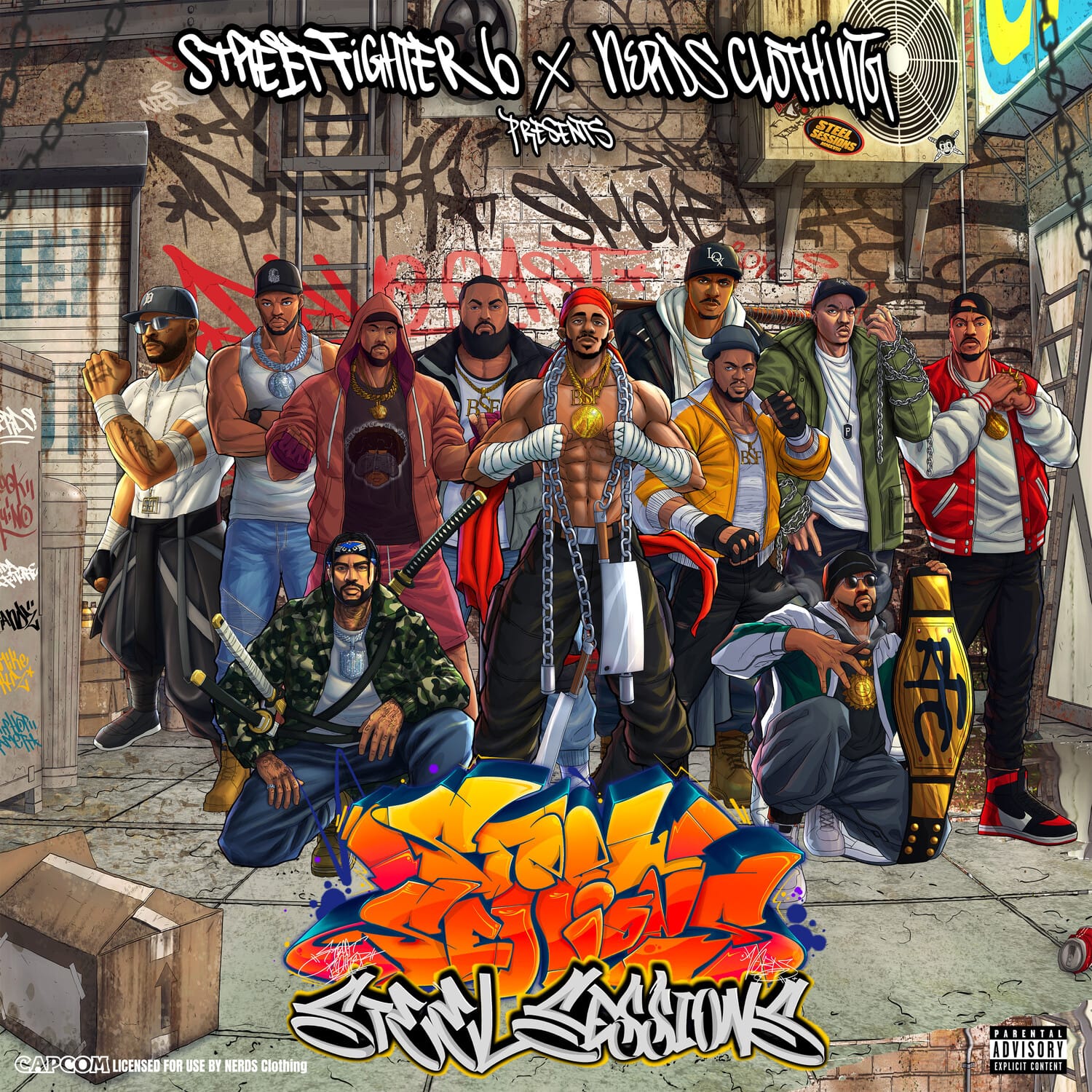 Steel Sessions - Street Fighter 6 x NERDS Clothing Presents: Steel Sessions  - COMPACT DISCS