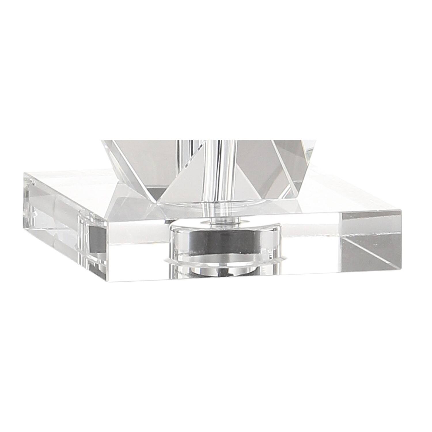 Alt View 7. Jonathan Y - Sofia 26" Crystal LED Table Lamp, Clear - Clear.