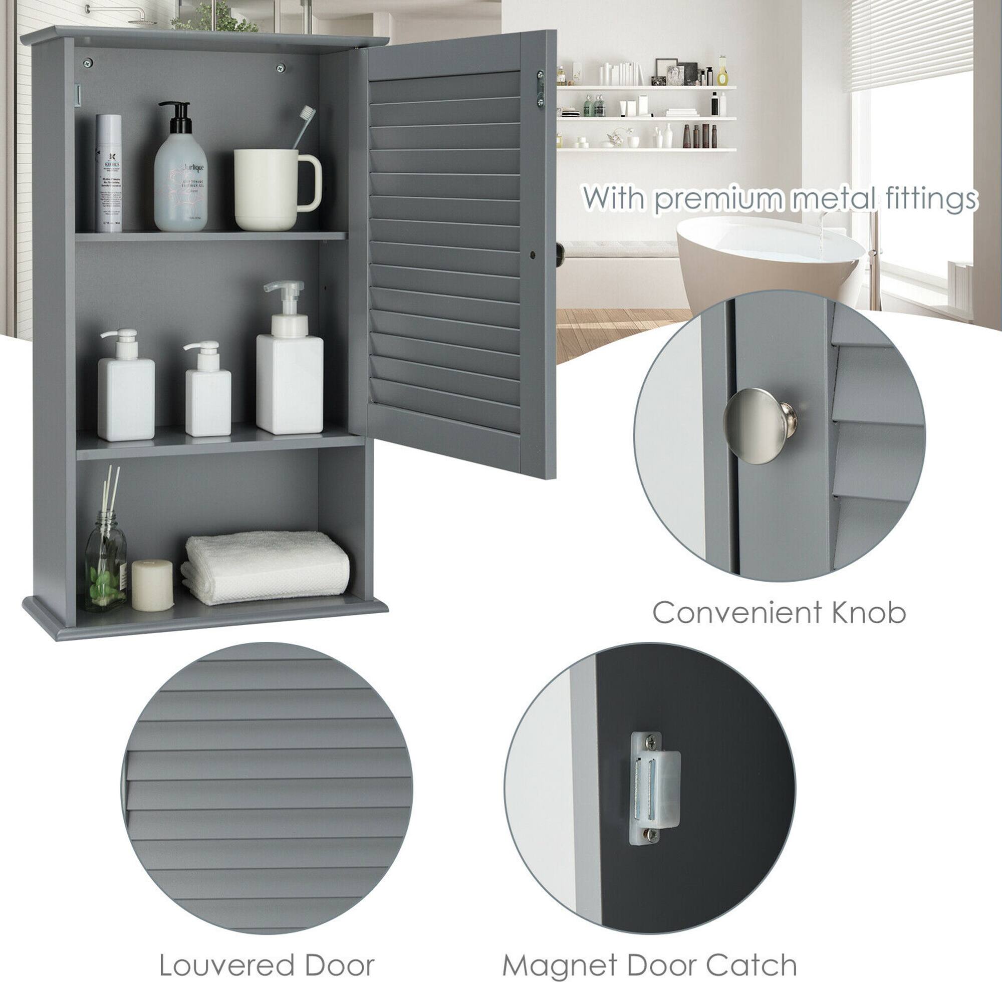 With premium metal fittings, Convenient Knob, Louvered Door, Magnet Door Catch