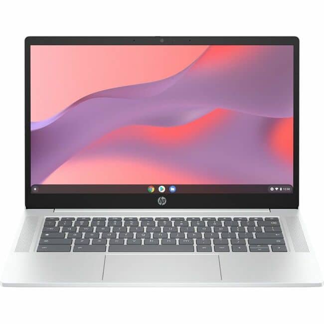 HP - Chromebook 14a-nf0000 14a-nf0010nr 14" Chromebook - HD - Intel N-Series N100 - 4 GB - 64 GB Flash Memory - Sky Black