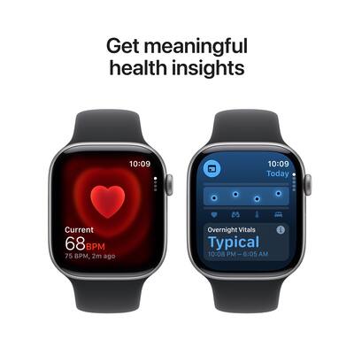 Apple Watch Series 11 (GPS+Cellular) 46mm Aluminum Case with Black Apple Watch Series 11 (GPS+Cellular) 46mm Aluminum Case with Black