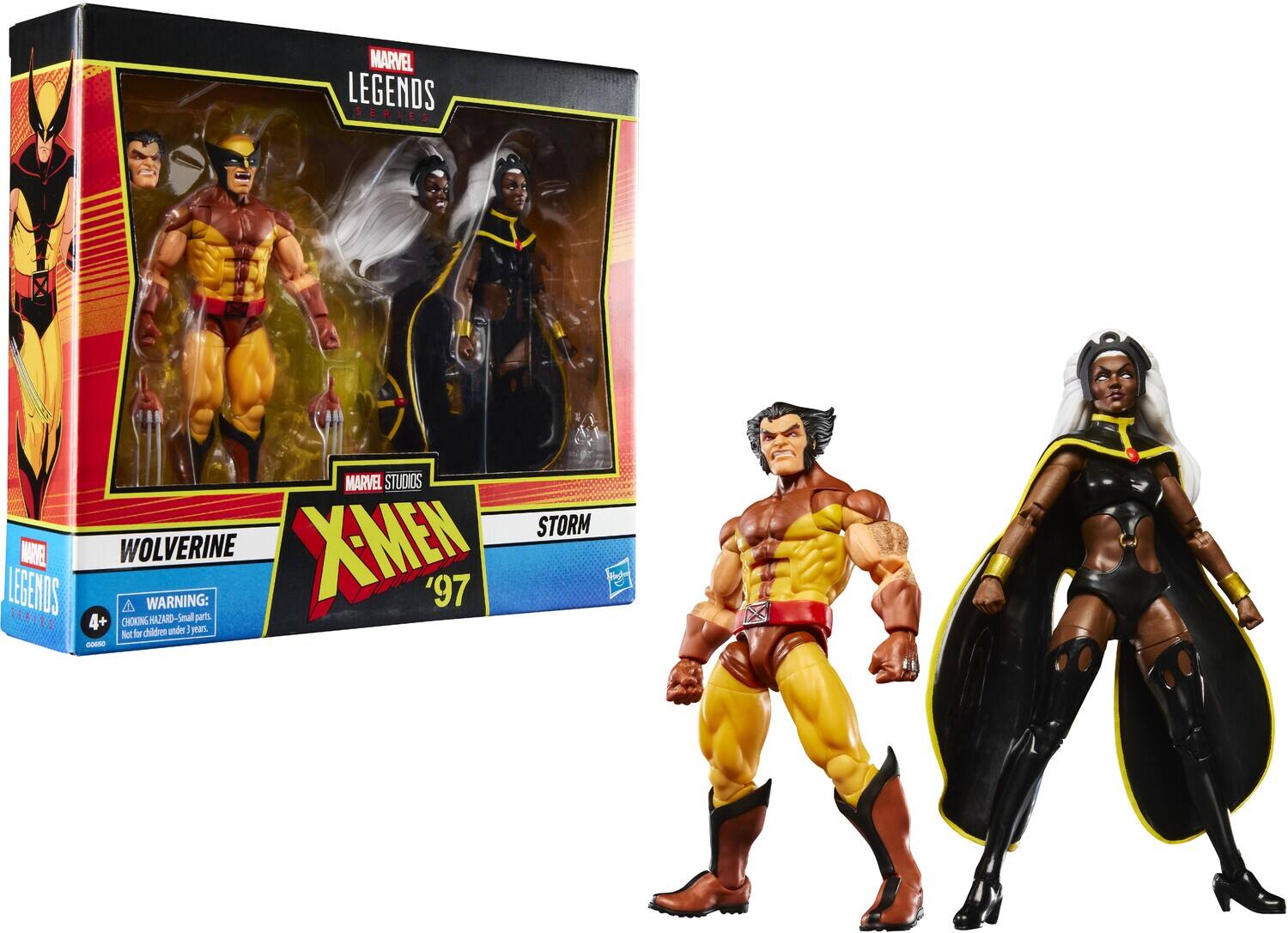 MARVEL LEGENDS SERIES  
MARVEL STUDIOS  
WOLVERINE X-MEN '97  
STORM  

WARNING: CHOKING HAZARD - Small parts. Not for children under 3 years.