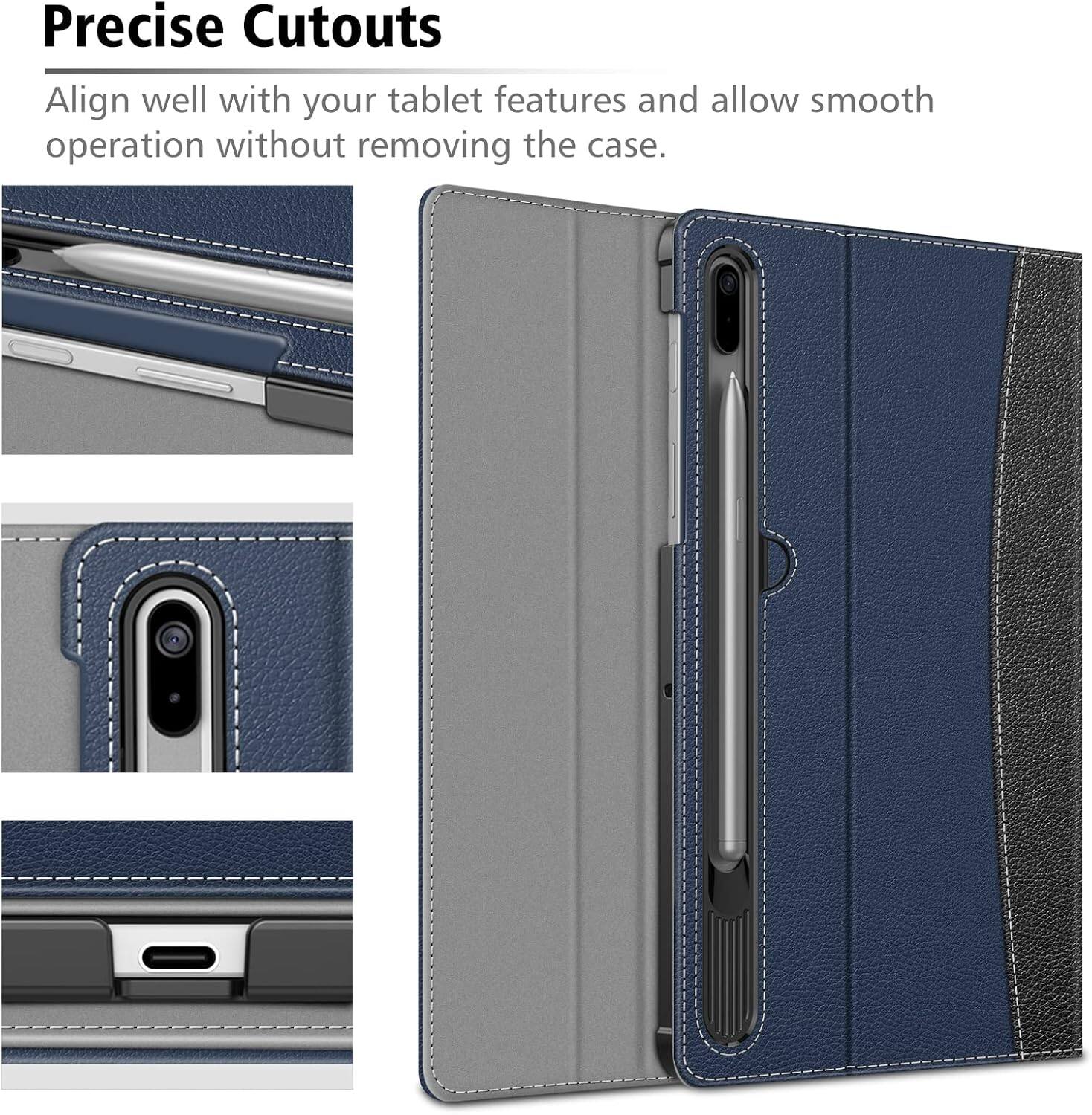 Precise Cutouts

Align well with your tablet features and allow smooth operation without removing the case.