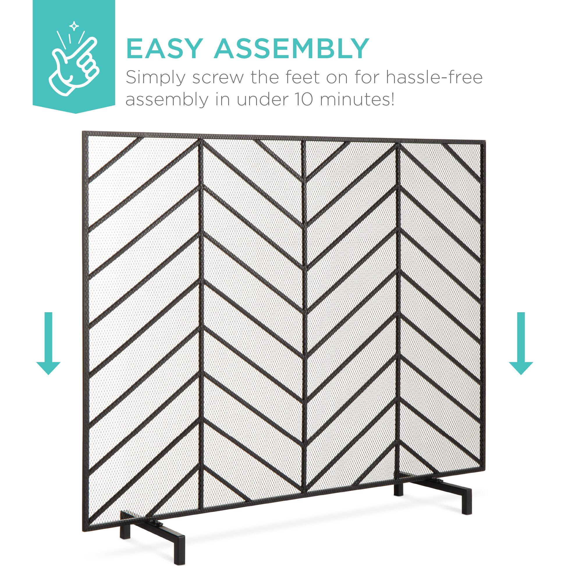 EASY ASSEMBLY
Simply screw the feet on for hassle-free assembly in under 10 minutes!