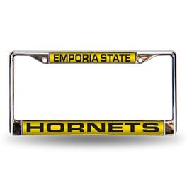 Rico Industries - Emporia State Hornets Chrome Metal License Plate Frame Holder - Multi