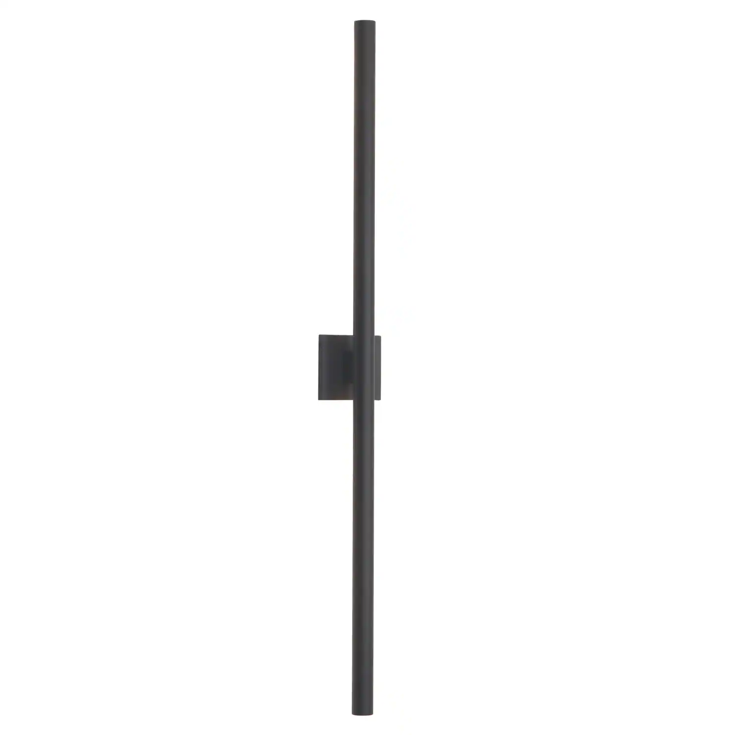 Front. Umeiluce - 50 inch Modern Aluminum LED outdoor Wall Light Waterproof Triac Dimming Cylinder Wall Sconces - Matte Black.