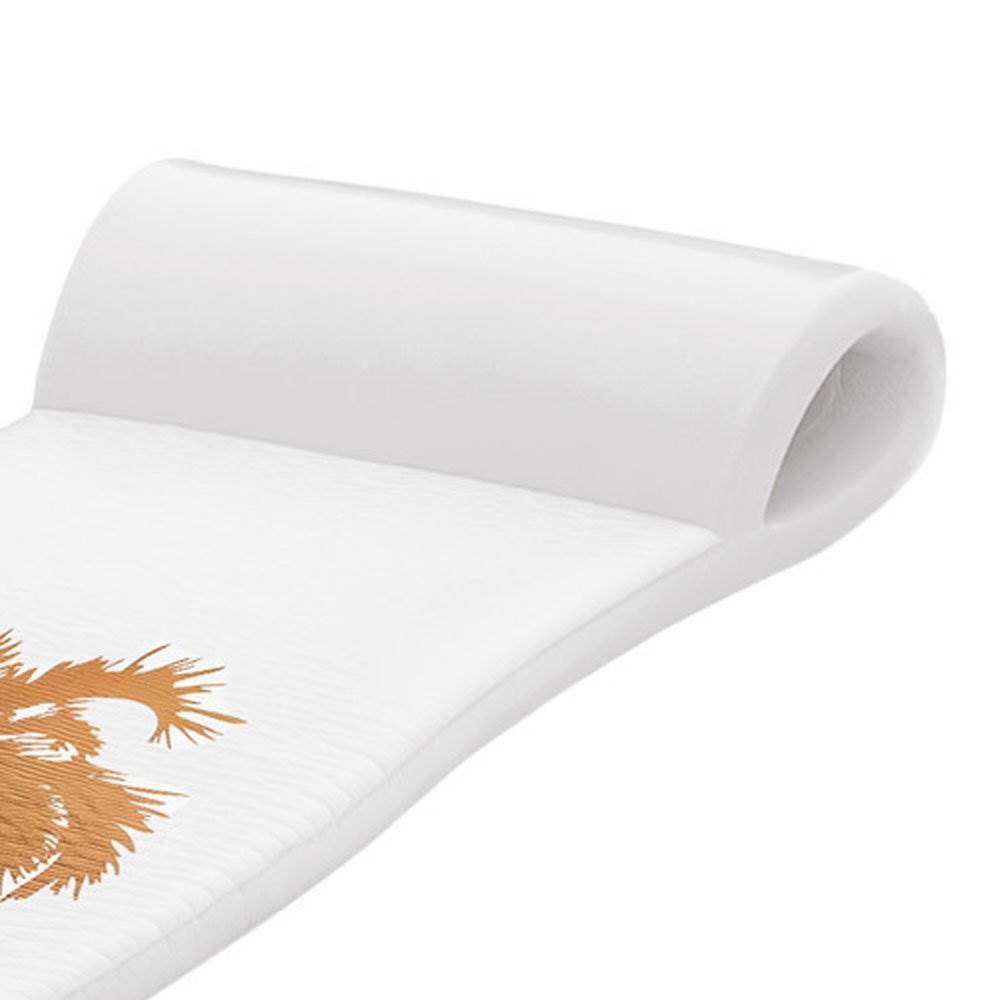 Alt View 8. TRC Recreation - Recreation Sunsation 70" Foam Lounger Pool Float, Bronze Palm White (2 Pack) - White.