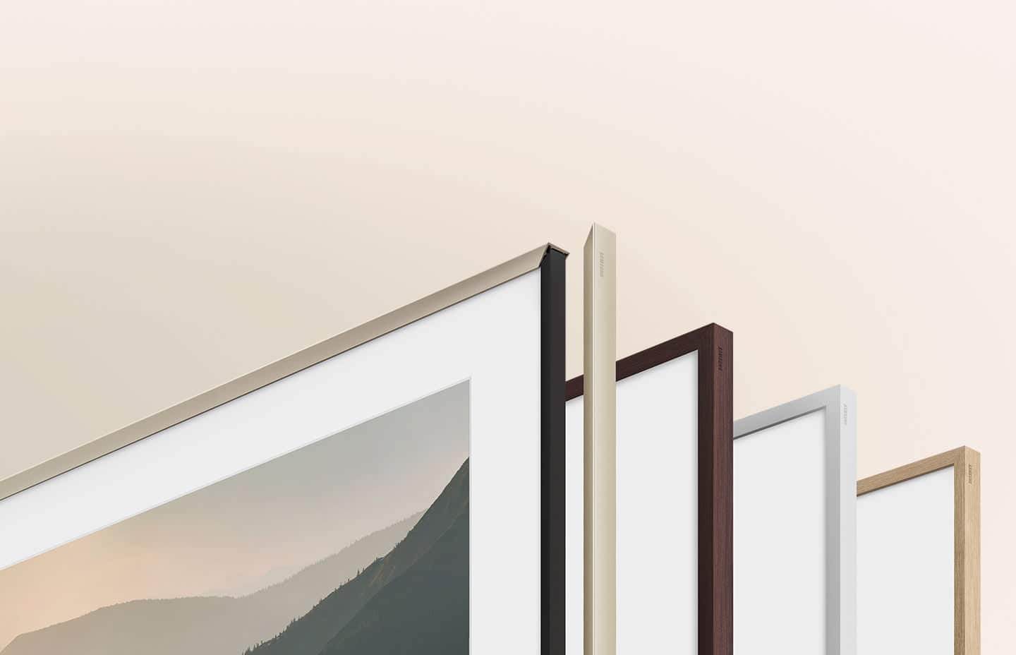 Alt View 18. Samsung - 65" The Frame Customizable Bezel - Modern Teak - Teak.