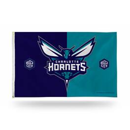Rico Industries - Charlotte Hornets NBA 3X5 Indoor Outdoor Banner Flag with grommets for hanging - Multi