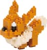 Front. Bandai - Eevee - Pokémon - Nanoblock Pokémon Series 2.1" Figure.