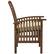 Alt View 25. Walker Edison - Cypress Acacia Wood Patio Chairs, Set of 2 - Dark Brown.