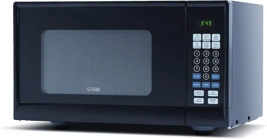 Commercial Chef Countertop Microwave Oven 0.9 Cu. Ft. 900W ...
