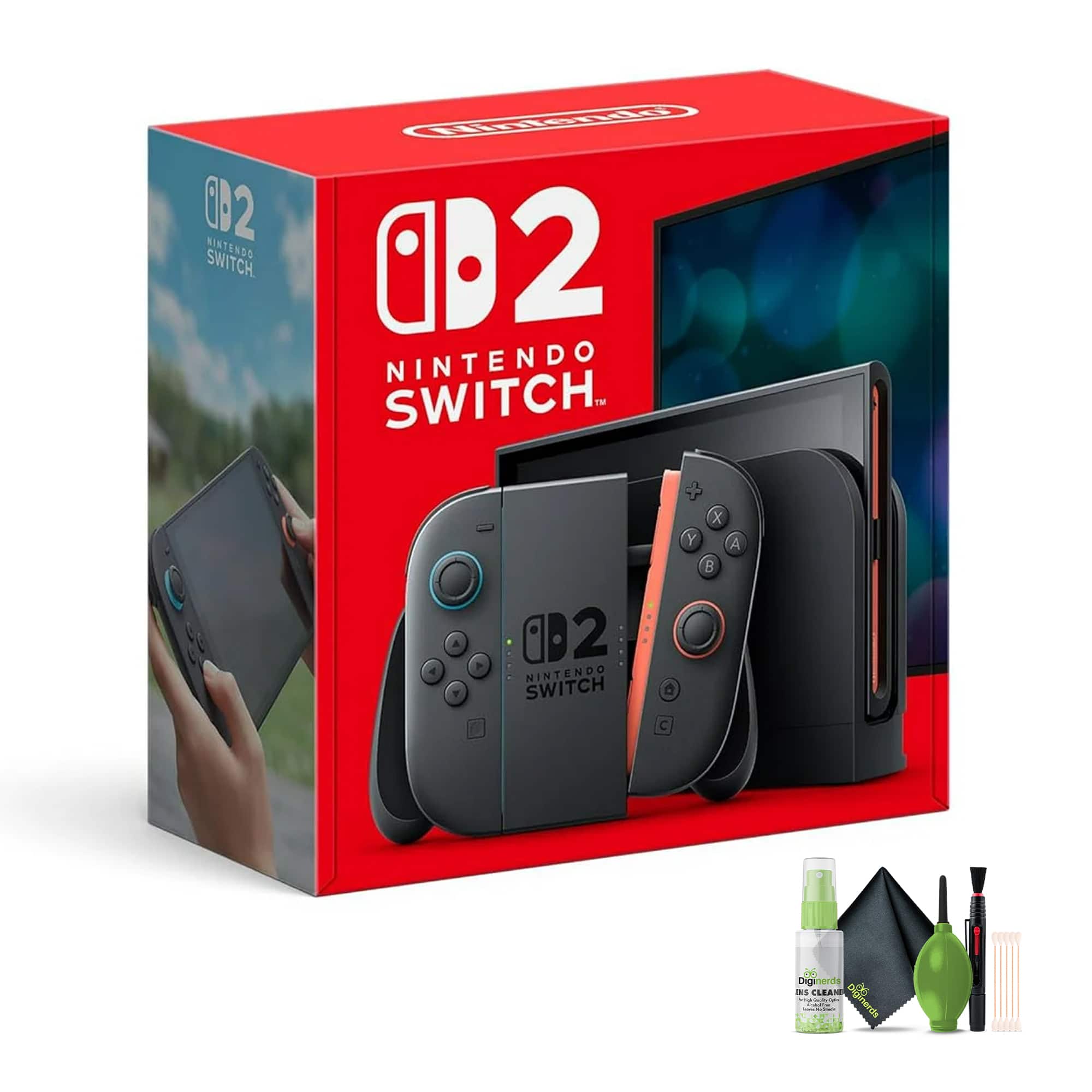 Switch 2 Console, Cleaning kit, Bundle - Nintendo Switch 2