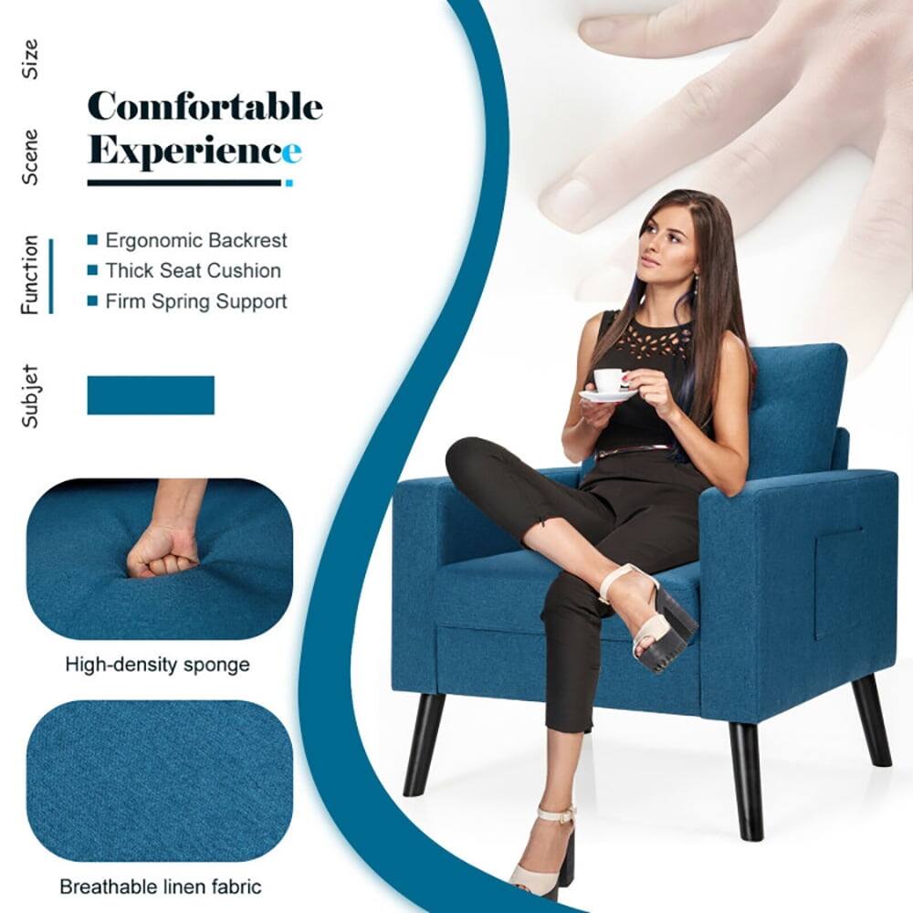 - Size
- Scene
- Function
- Subject

Comfortable Experience

- Ergonomic Backrest
- Thick Seat Cushion
- Firm Spring Support

- High-density sponge
- Breathable linen fabric