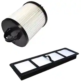 HQRP - Dust Cup HEPA and Exhaust Filter Kit for Eureka AirSpeed AS1000-AS1061 Upright Vacs, Replaces DCF21 68931 EF6 69963