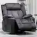 Front. CloudRest Pro - Recliner Chair with Cup Holders 362° Swivel Rocker Glider Recliners,Gray - Gray.