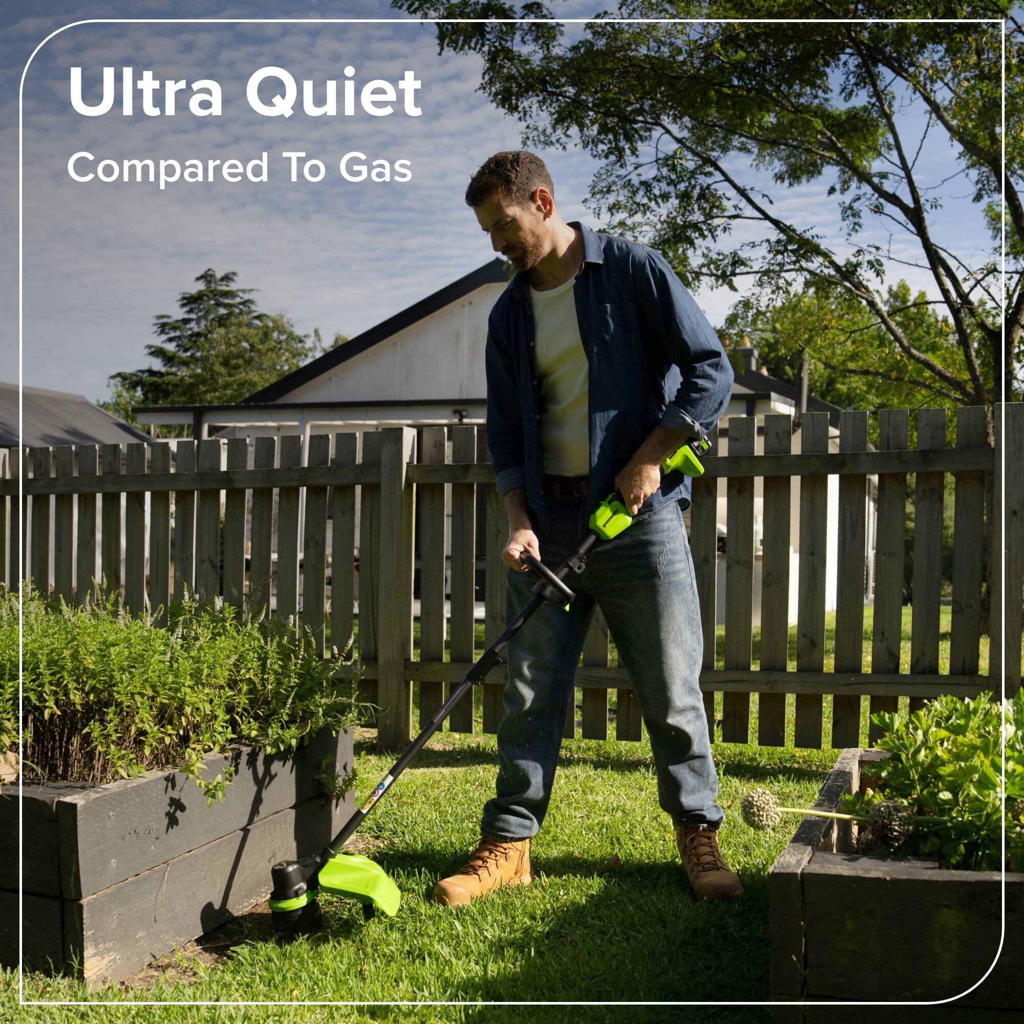 Ultra Quiet  
Compared To Gas