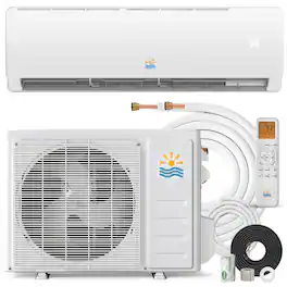 Etust - 17000 BTU Ductless Mini Split AC Heating System, 17 SEER2 208-230V Inverter Air Conditioner for Home