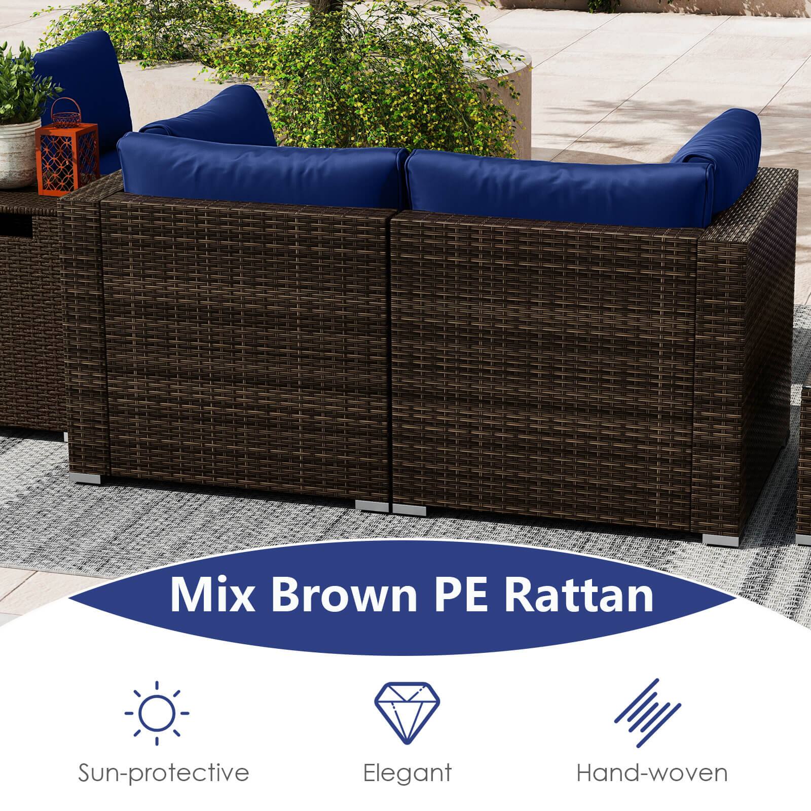 Mix Brown PE Rattan

- Sun-protective
- Elegant
- Hand-woven