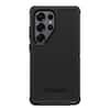 Front. OtterBox - Defender Series Pro Hard Shell for Galaxy S25 Ultra - Black.