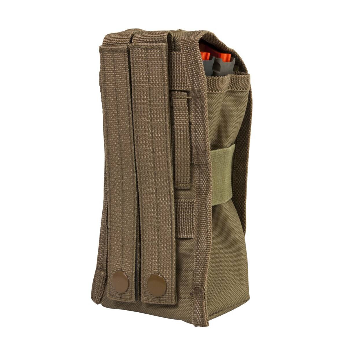 Alt View 1. NcSTAR - NcSTAR Vism MOLLE Pouch for Two 7.62x39 or 5.56 Caliber 30 Round Magazines or Two-Way Radio, Tan - Tan.
