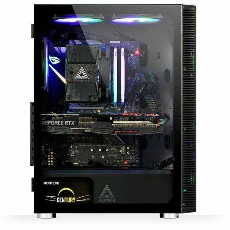 Montech X3 Mesh, 3x140mm & 3x120mm RGB Fans, ATX Mid Tower Gaming