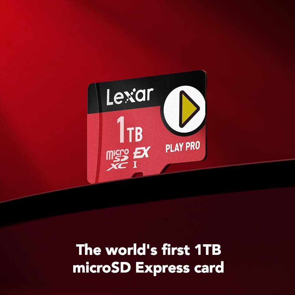 Lexar 1TB PLAY PRO microSD EX XC I  
The world's first 1TB microSD Express card