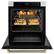 Left. ZLINE - ZLINE Autograph 30 in. True Convection Single Wall Oven in Stainless Steel & Bronze Helix Handle (WASZ-30-KCB) - Stainless Steel.