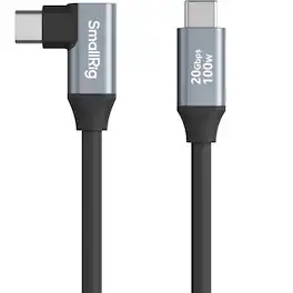Smallrig - 13.8" 100W USB-C to USB-C Right Angle Data Cable