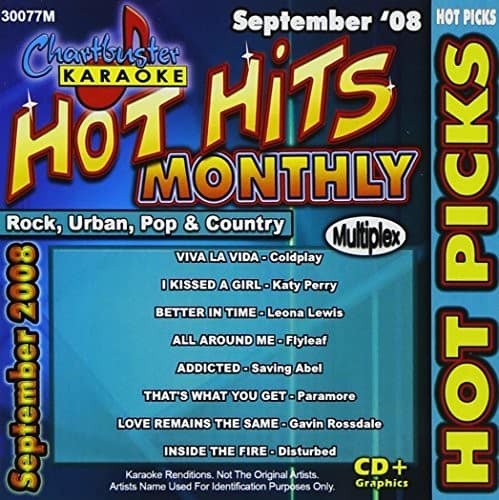 Various Artists - Karaoke: Hot Hits September 2008  - COMPACT DISCS