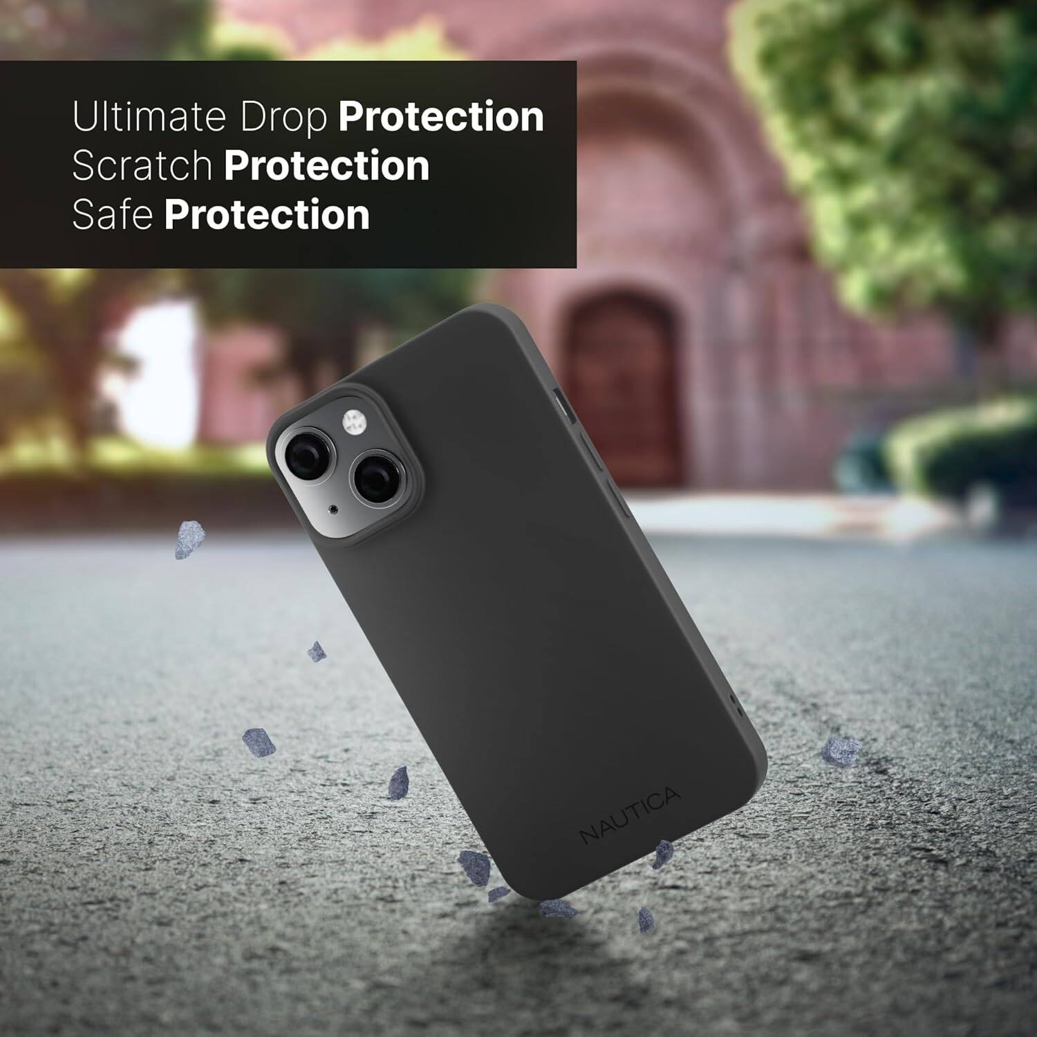 Ultimate Drop Protection, Scratch Protection, Safe Protection, Nautica.