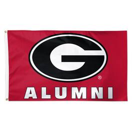 WinCraft - Georgia Bulldogs 3' x 5' Single-Sided Deluxe Alumni School Supporter Flag - Multicolor