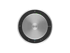 Front. Sennheiser - EPOS EXPAND SP 30T Speakerphone - USB - Microphone - Battery - Black, Silver - 1000225 - Black.