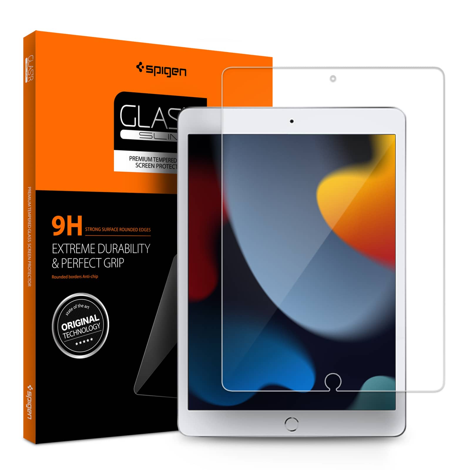 Spigen - GLAS.tR SLIM iPad 10.2-inch Screen Protector - Clear