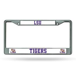 Rico Industries - Louisiana State LSU Tigers Chrome Auto License Plate Frame CAR TRUCK - Multi