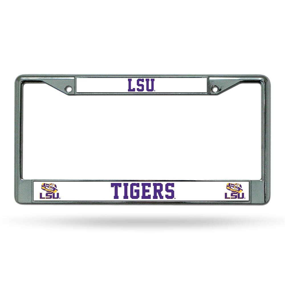 Louisiana State LSU Tigers Chrome Auto License Plate Frame CAR TRUCK